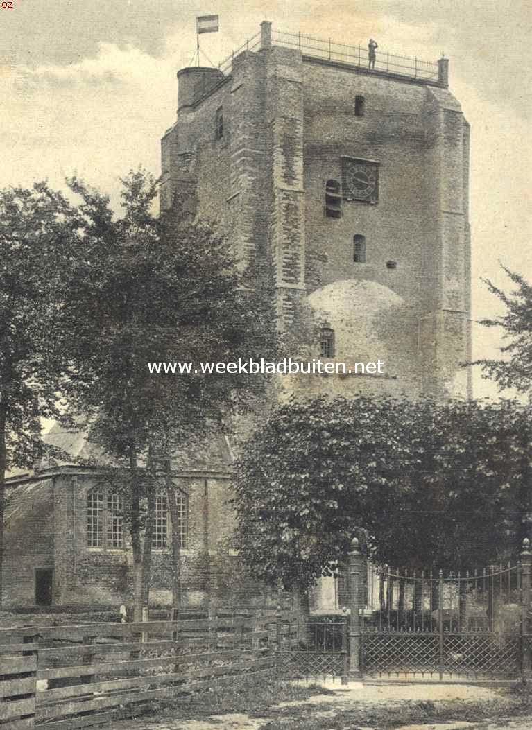 Aan het uiterste puntje van ons land. De toren van Sint Anna te Muiden