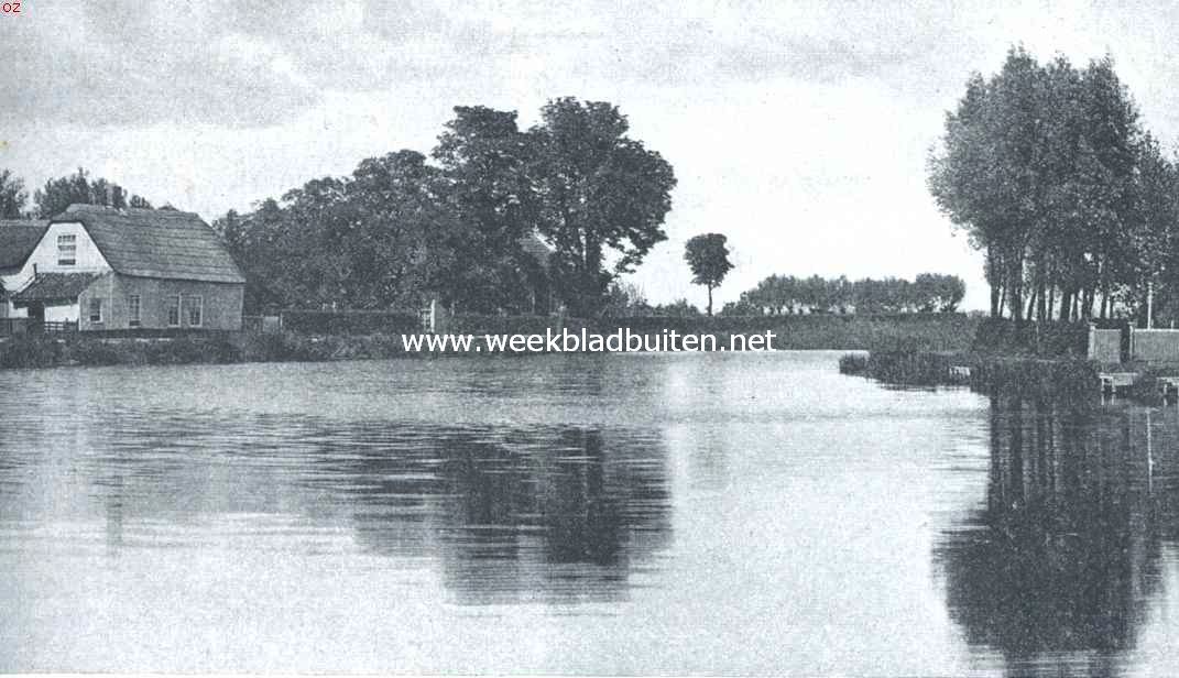 De Rotte en haar omgeving. De Rotte, even buiten het dorp Terbregge