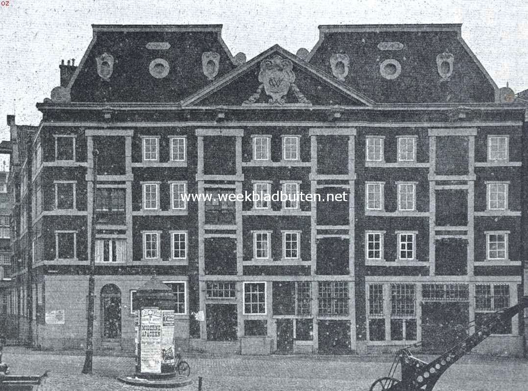 Het West-Indisch Huis te Amsterdam. Het West-Indische Buitenhuis, gebouwd in 1642 en zetel der Compagnie van 1747 tot 1674