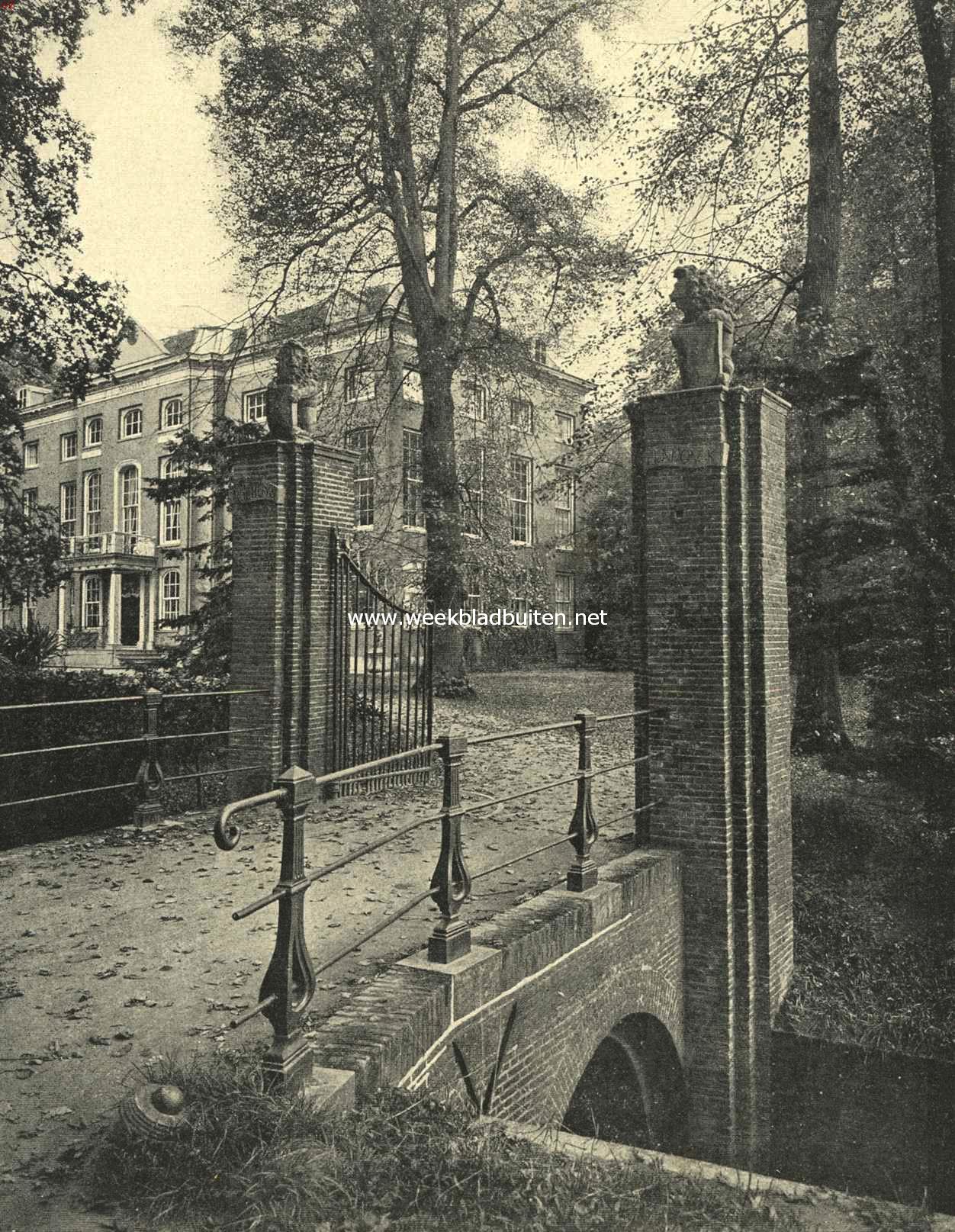 Het Huis ten Donck bij Bolnes. Inrijhek