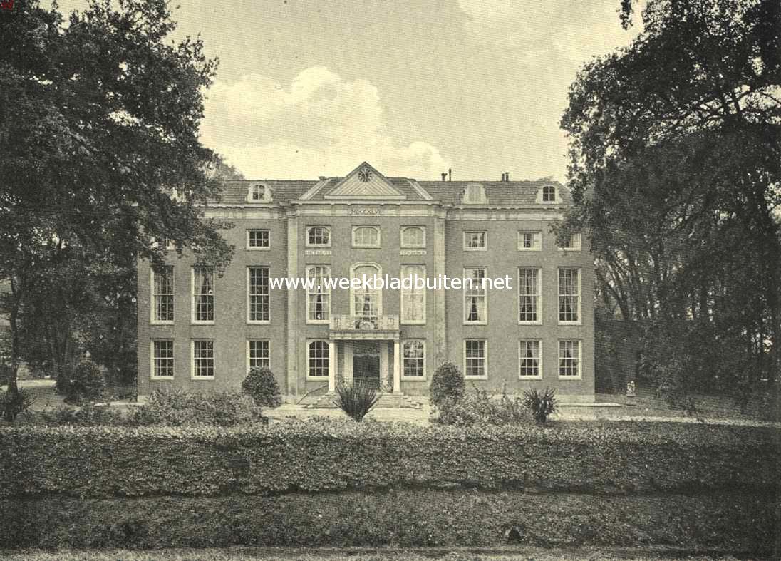 Het Huis ten Donck bij Bolnes, voorzijde