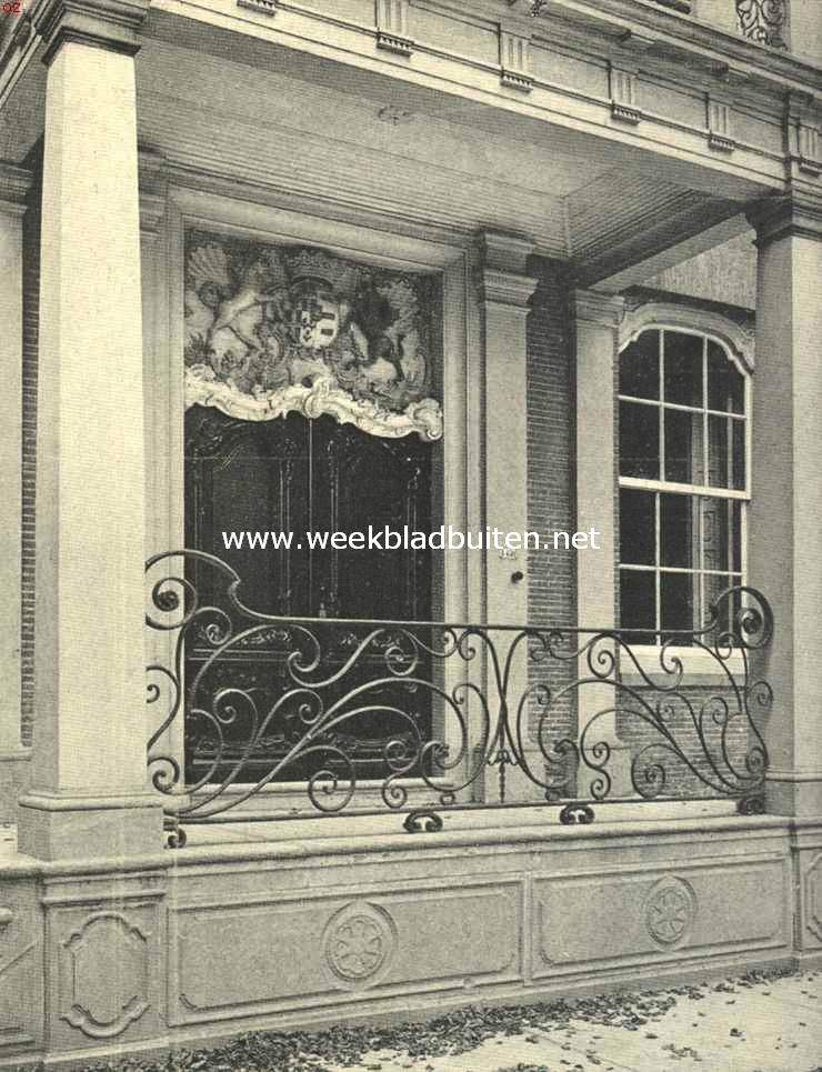 Het Huis ten Donck bij Bolnes. Ingang
