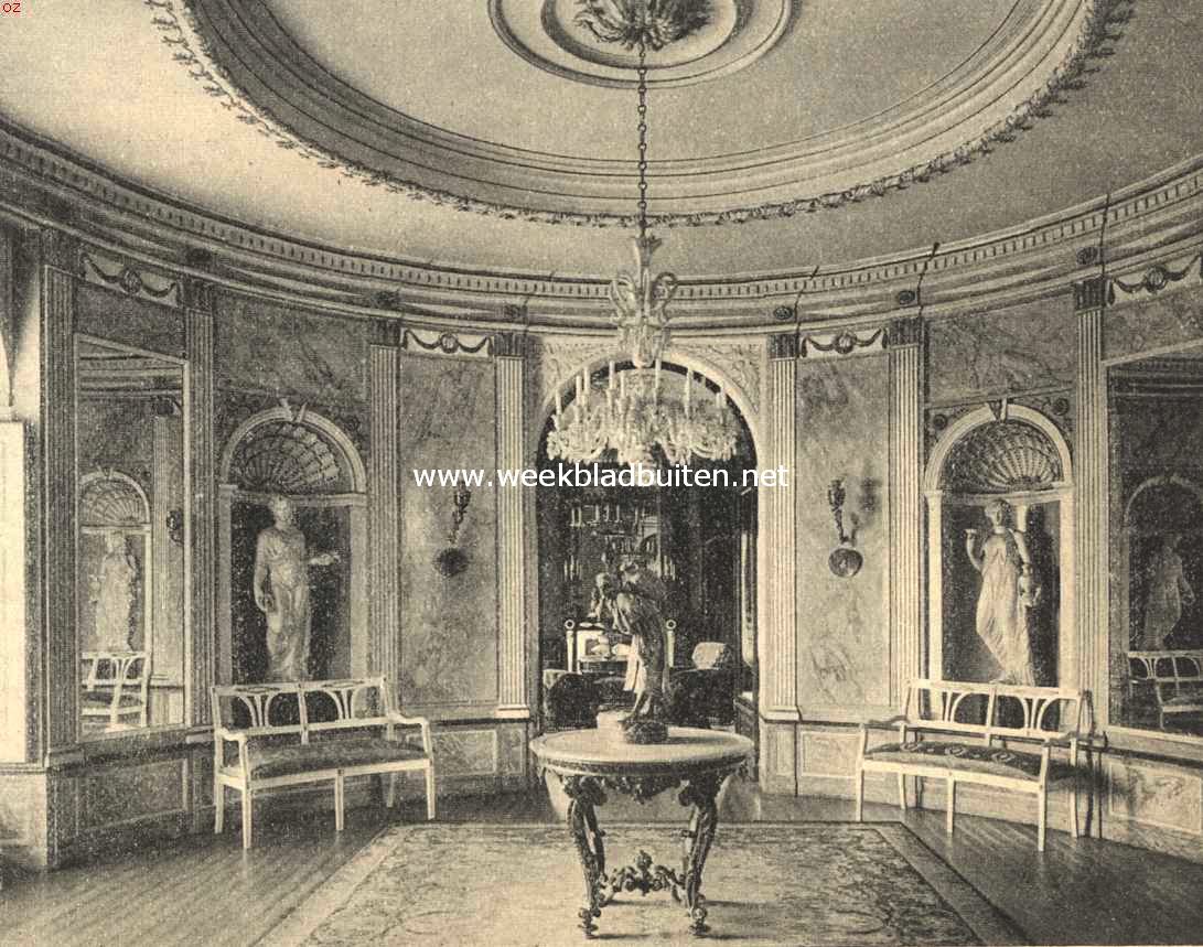 Het kasteel Vaeshartelt te Meerssen. De vestibule of galerij