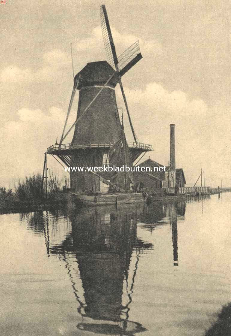 Verdwijnende windmolens nabij Overschie. De z.g.n. 