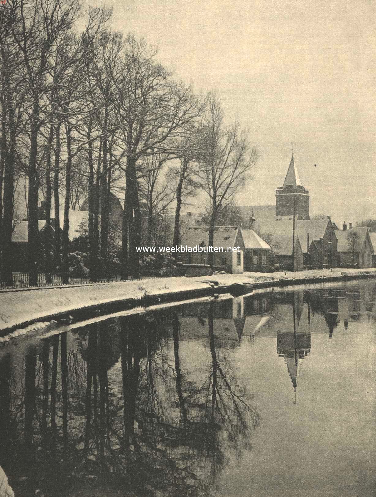 In Vreeland aan de Vecht op een winterschen dag