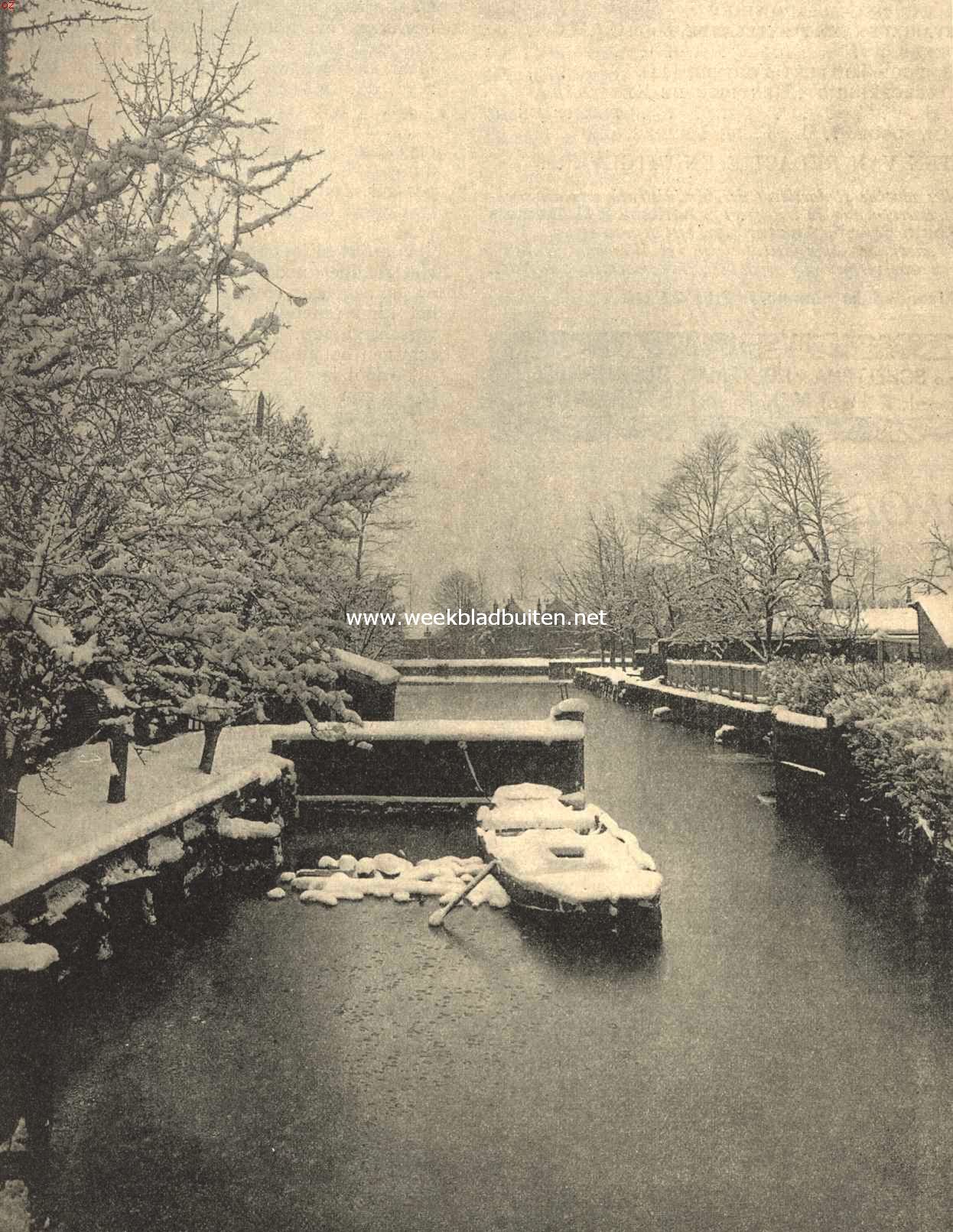 Winter bij het sluisje