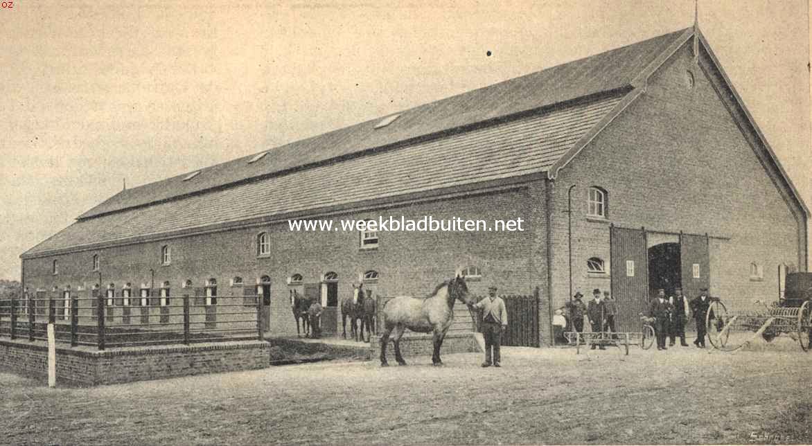 Schuur van een modelhoeve in den Volkert-polder bij Rilland-Bath