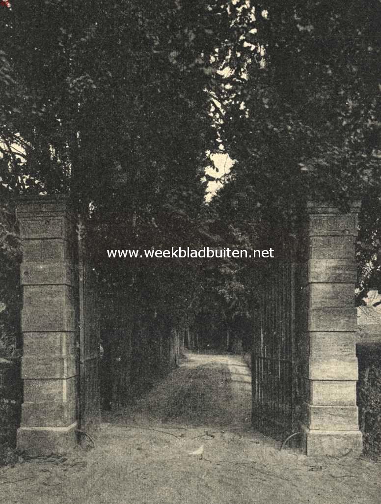 Toegangslaan van het slot Well (Huis van Malsem) in den Bommelerwaard