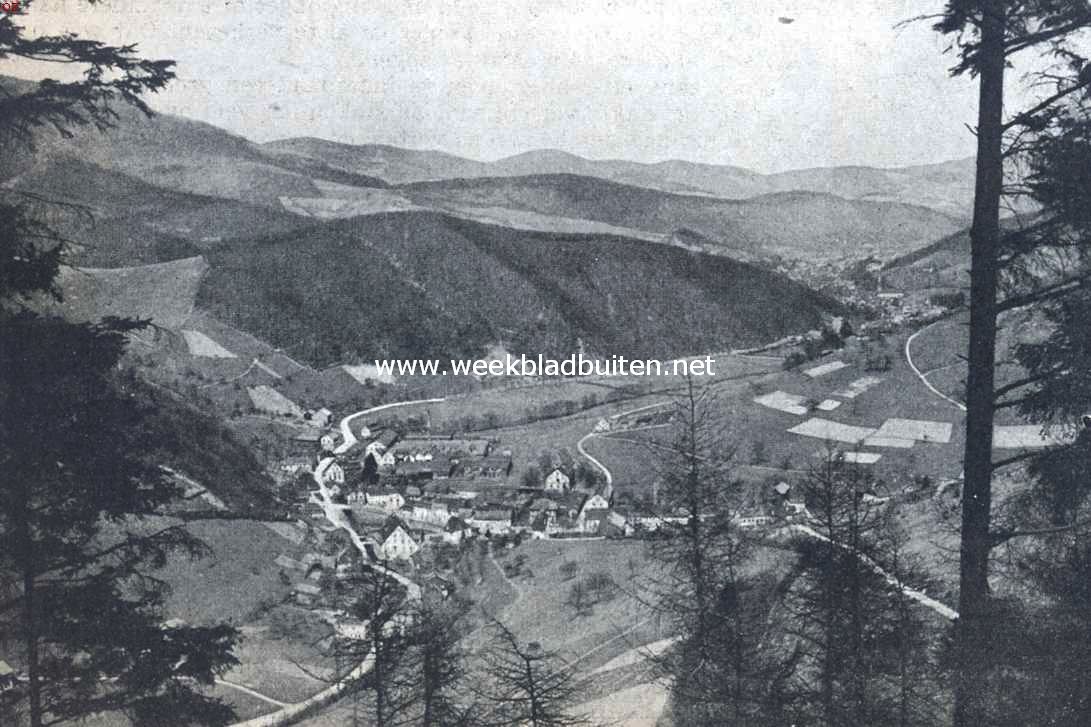 Karakteristiek Elzasser landschapsbeeld bij Erkirch