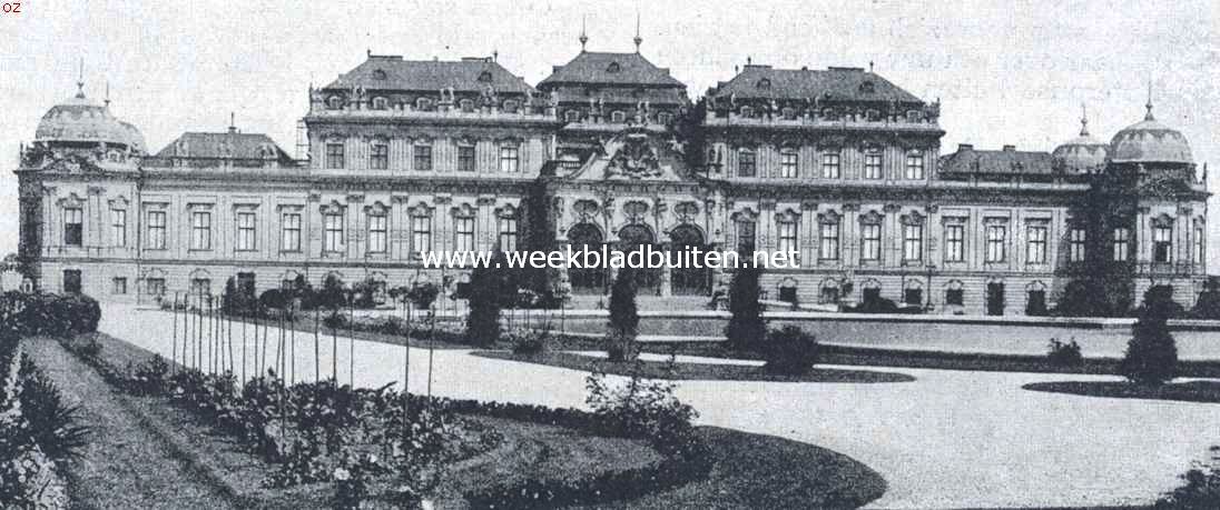 Het slot Schnbrunn bij Weenen, het geliefkoosd verblijf van wijlen keizer Franz Jozef, dat ingericht wordt als hoogeschool voor tuinarchitectuur