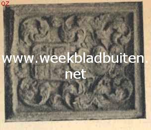 Aardenburg. Gevelsteen in den voorgevel van het Weeshuis