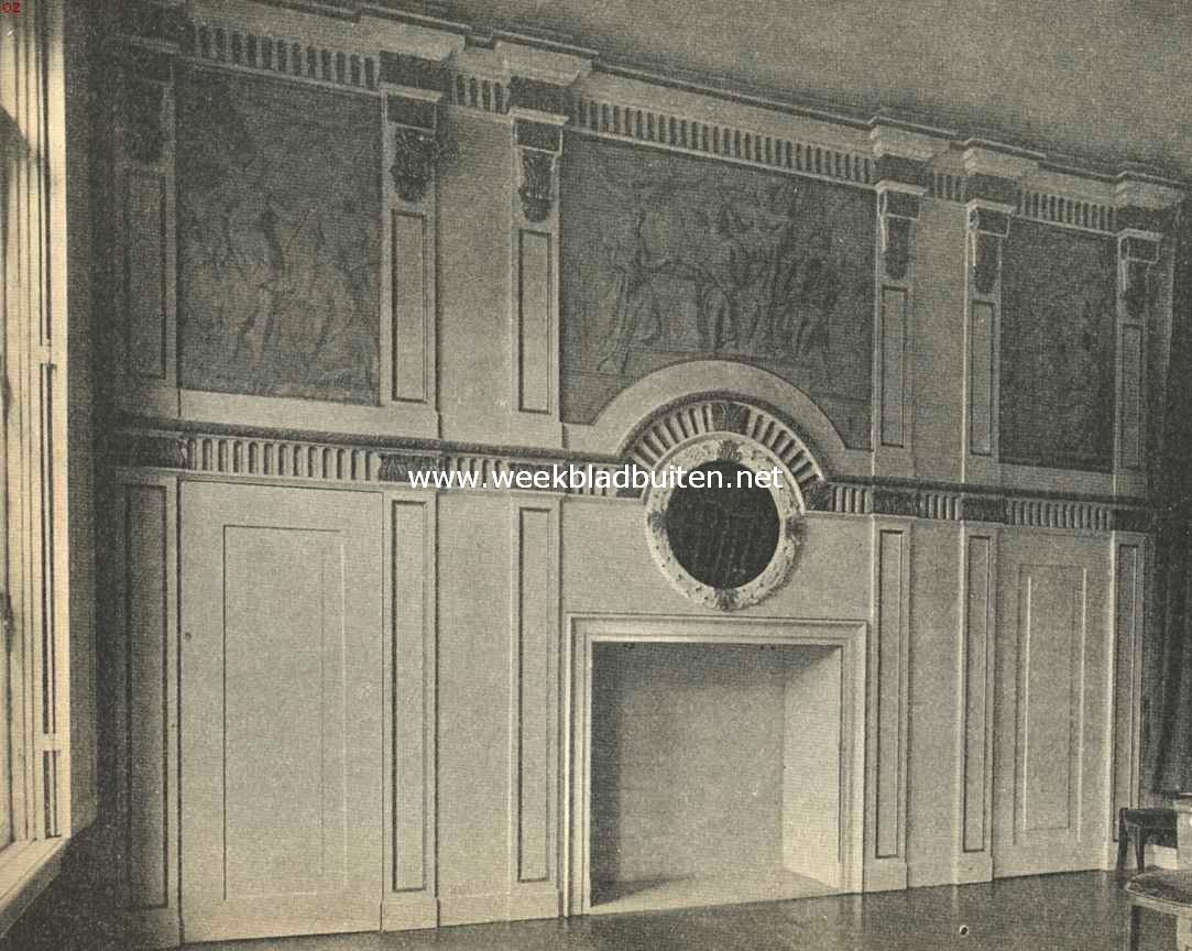 Nijenburg. Wand met mythologische voorstellingen