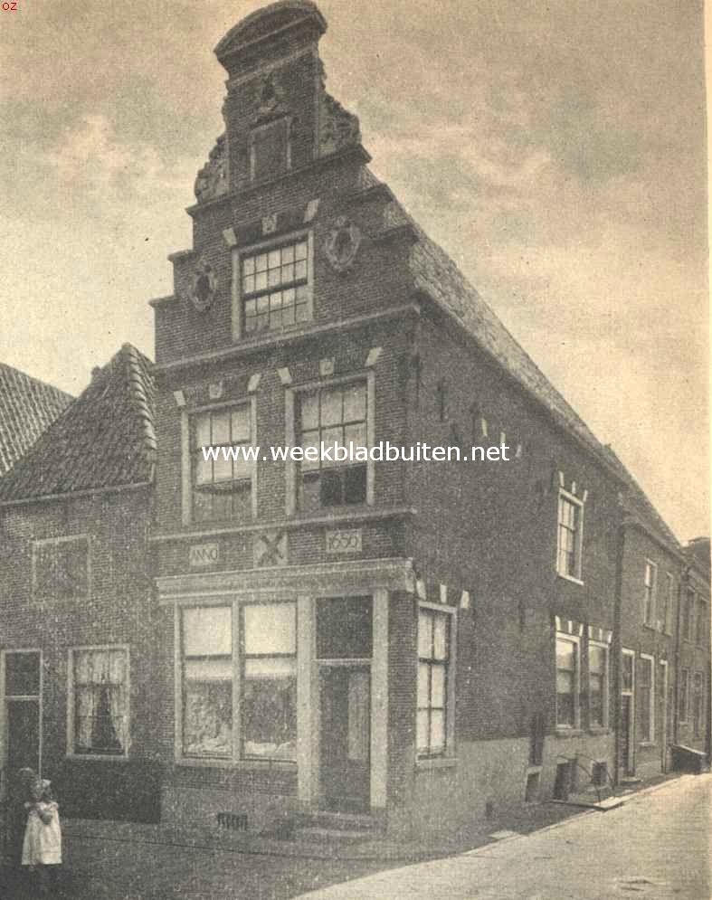 Blokzijl. Oude gevel te Blokzijl