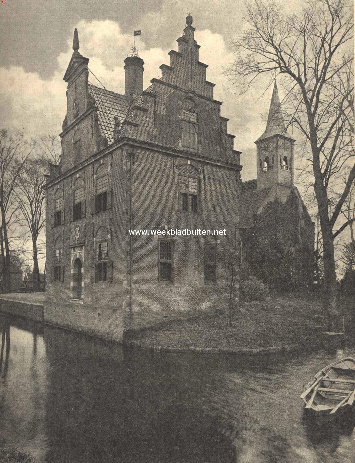 Het Raadhuis van Jisp, gezien van het Noordwesten