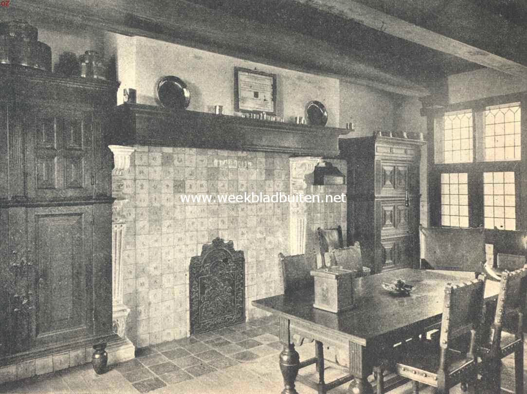 Het Raadhuis te Jisp. Kijkje in de Raadzaal