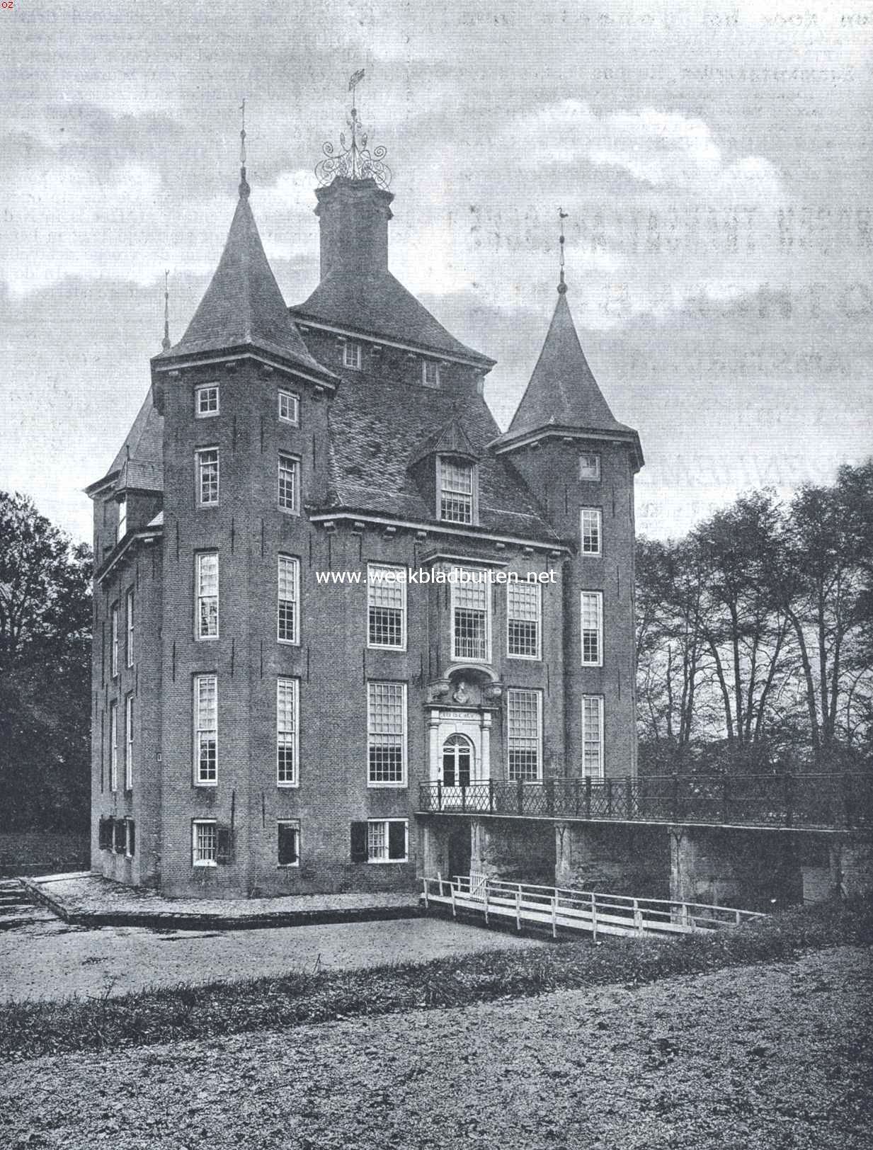 Het kasteel Heemstede bij Houten (Utr.), front