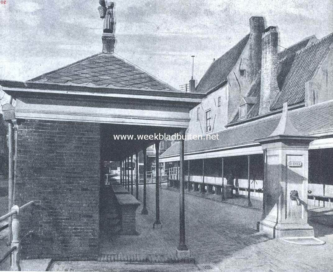 Alkmaar. De Vischmarkt te Alkmaar