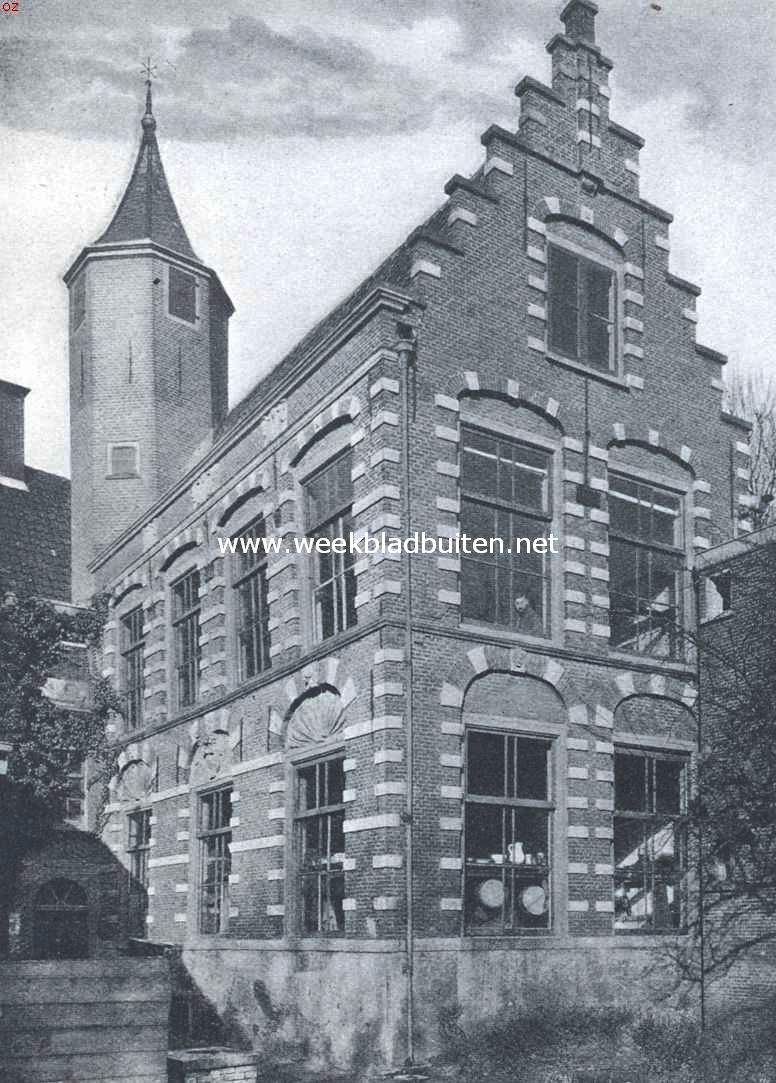 Alkmaar. De vleugel van de Nieuwe Doelen te Alkmaar aan den Binnenhof