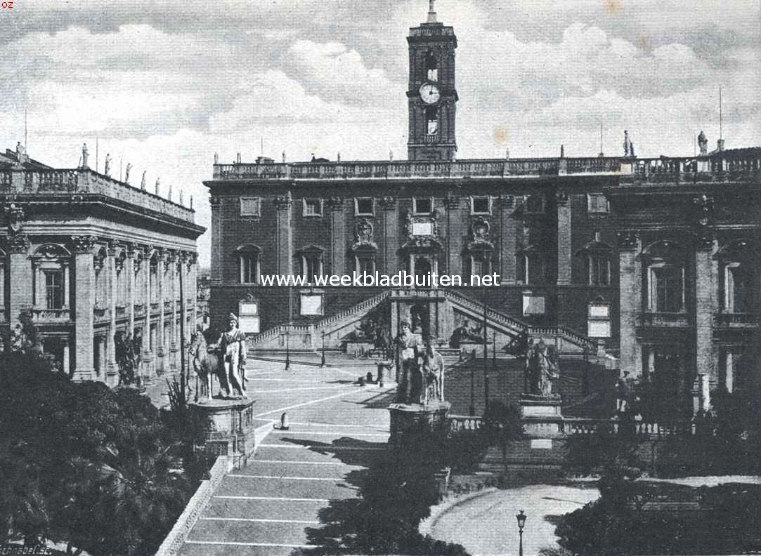Pleinen en monumenten van Rome. Het Kapitoolplein