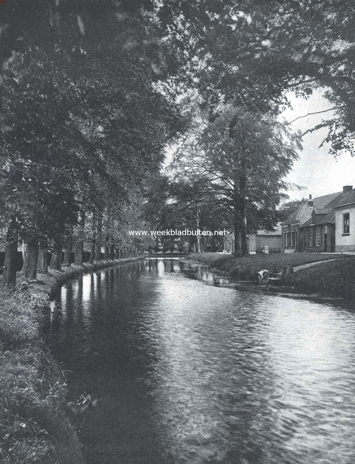 Gezicht op Lochem's ouden wal en oude vestinggracht