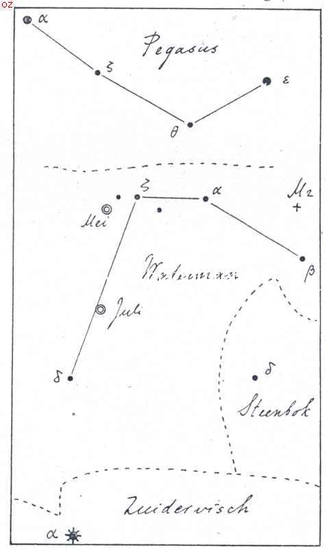 De sterrenhemel in Augustus