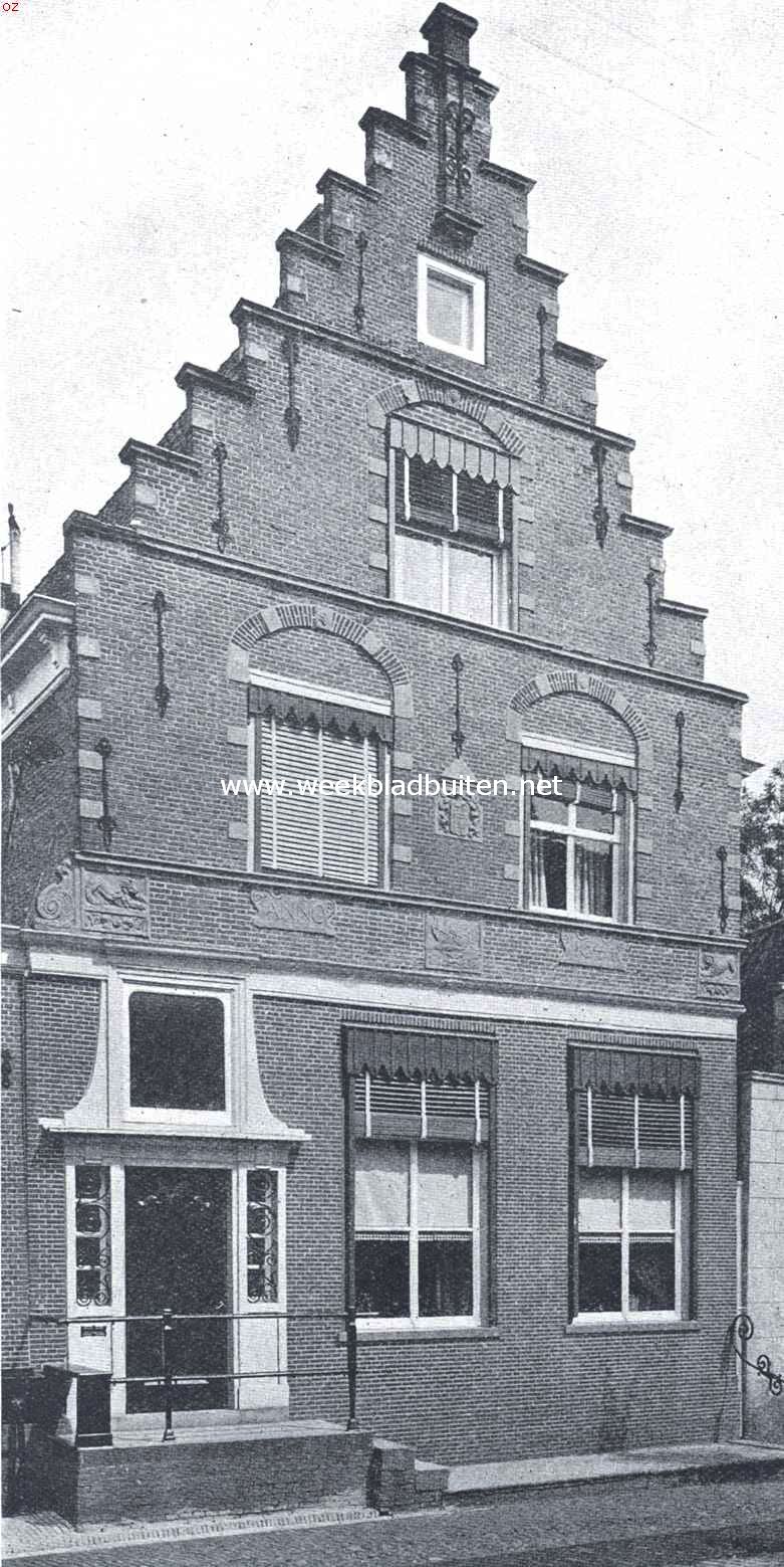 Gevel aan de Nieuwe Westerstraat te Enkhuizen