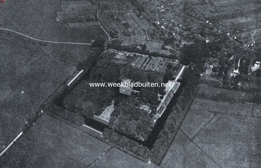Nederlandsche kasteelen, uit een vliegmachine gefotografeerd. I. Het thans wereldbefaamde Huis te Amerongen en omgeving
