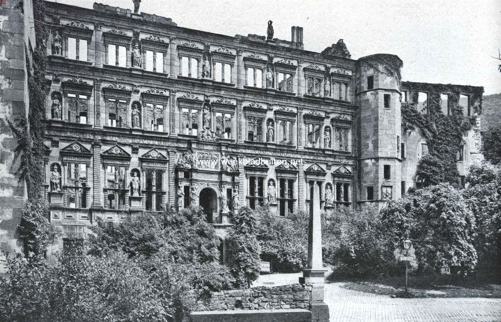 Het stervende Heidelberger Slot. De Otto Hendriksbouw van het Heidelberger Slot
