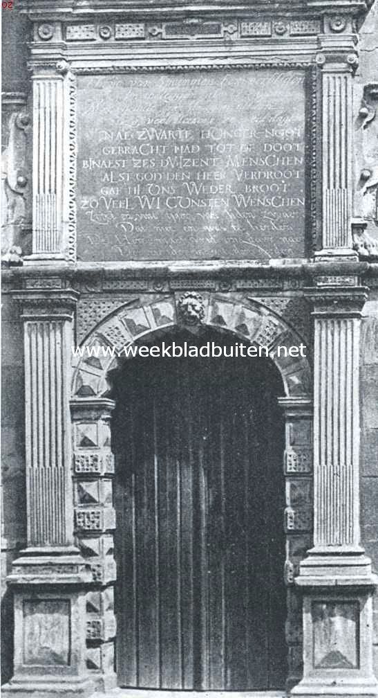 De Stadhuispoort te Leiden