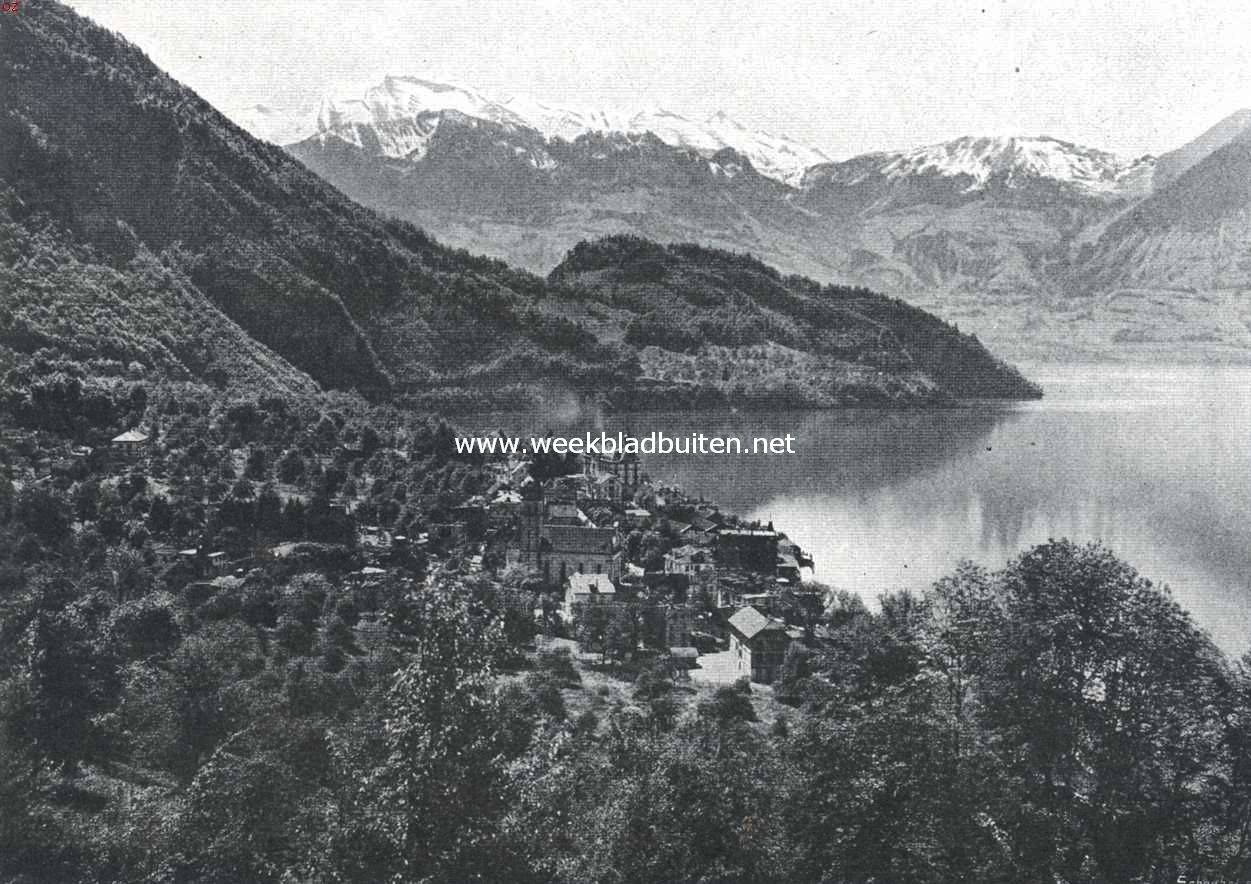 Het Vierwaldsttter-meer. Het Vierwaldsttter-meer bij Vitznau