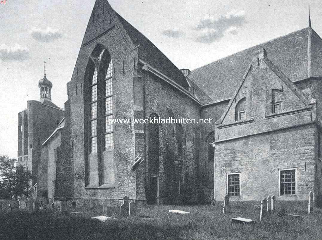 Achterzijde der Groote Kerk te Workum