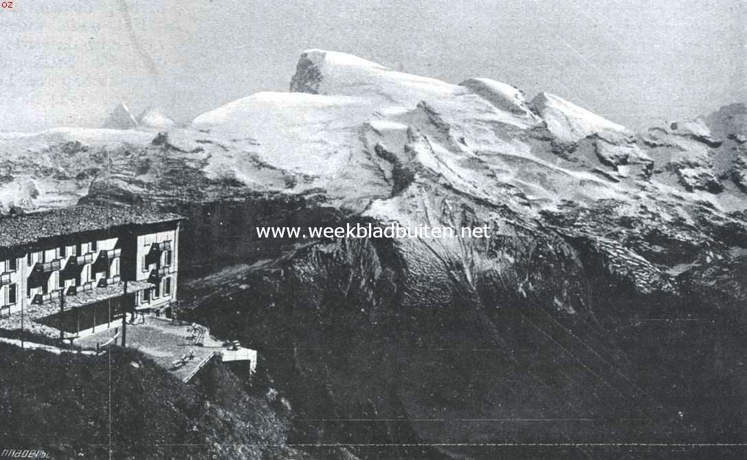Het Vierwaldsttter-meer. De Titlis, van den Stanserhorn af gezien