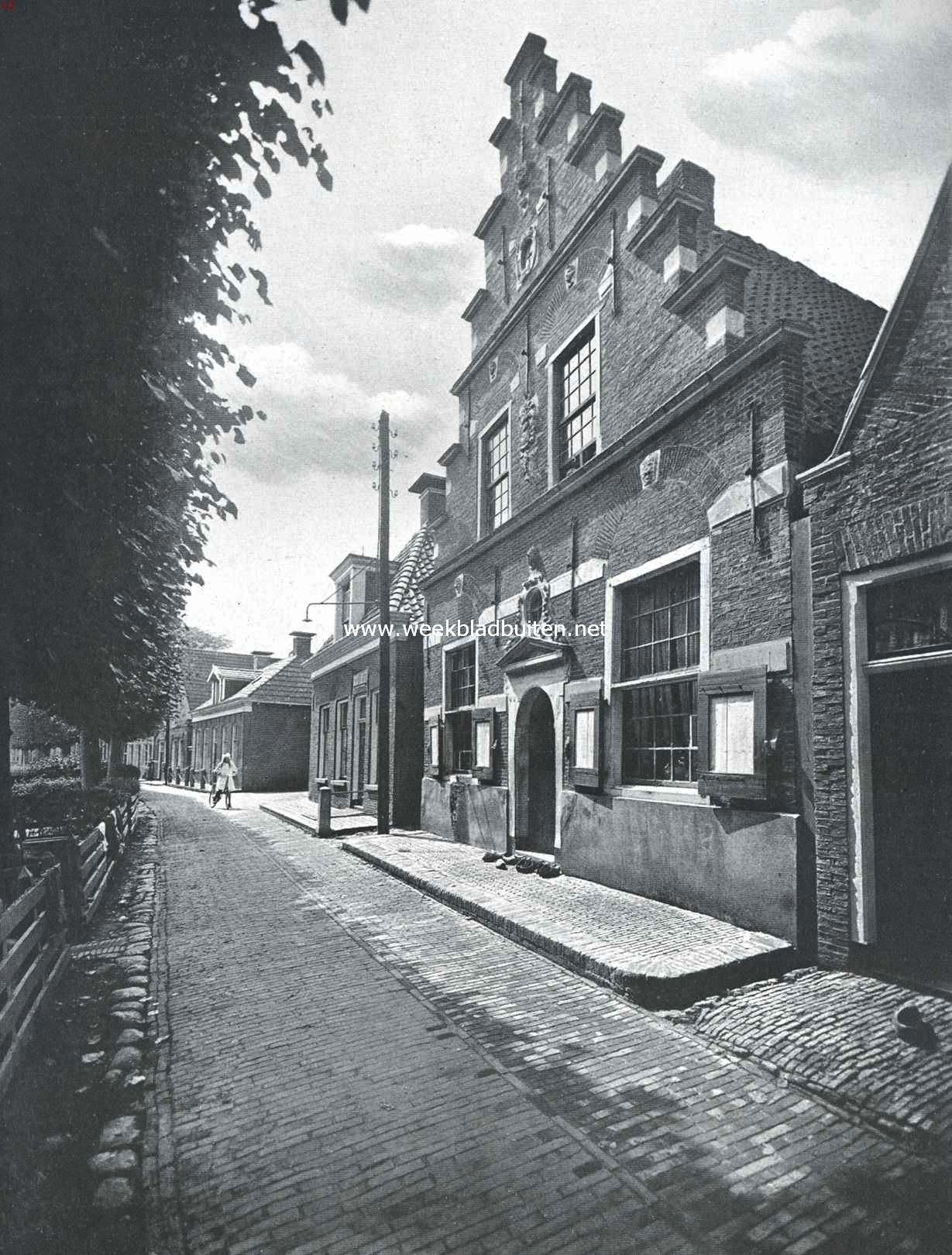 Kijkje te Ijlst. Rechts het huis 