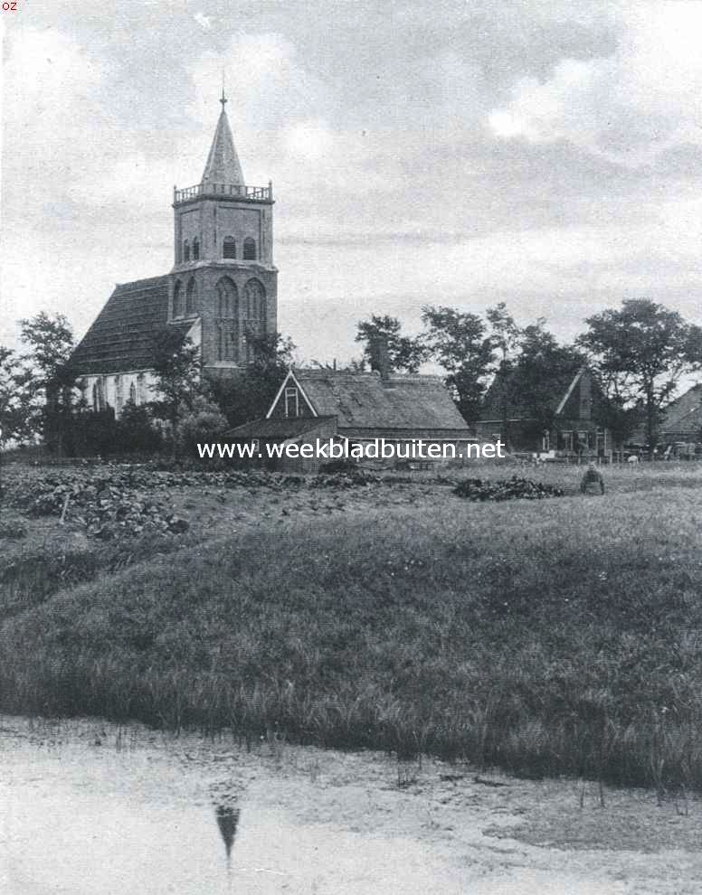 Bij het kerkje van Haringhuizen