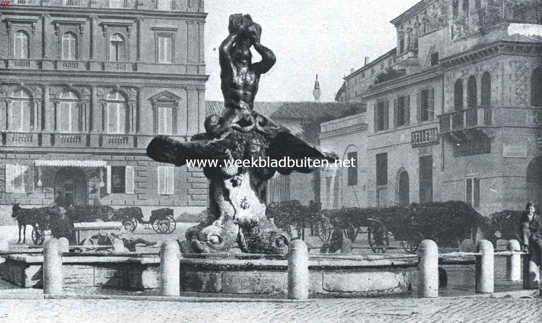 De fonteinen van Rome. Triton-fontein
