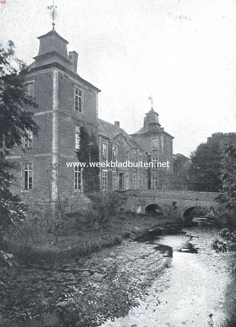 Het kasteel Borne, voorzijde