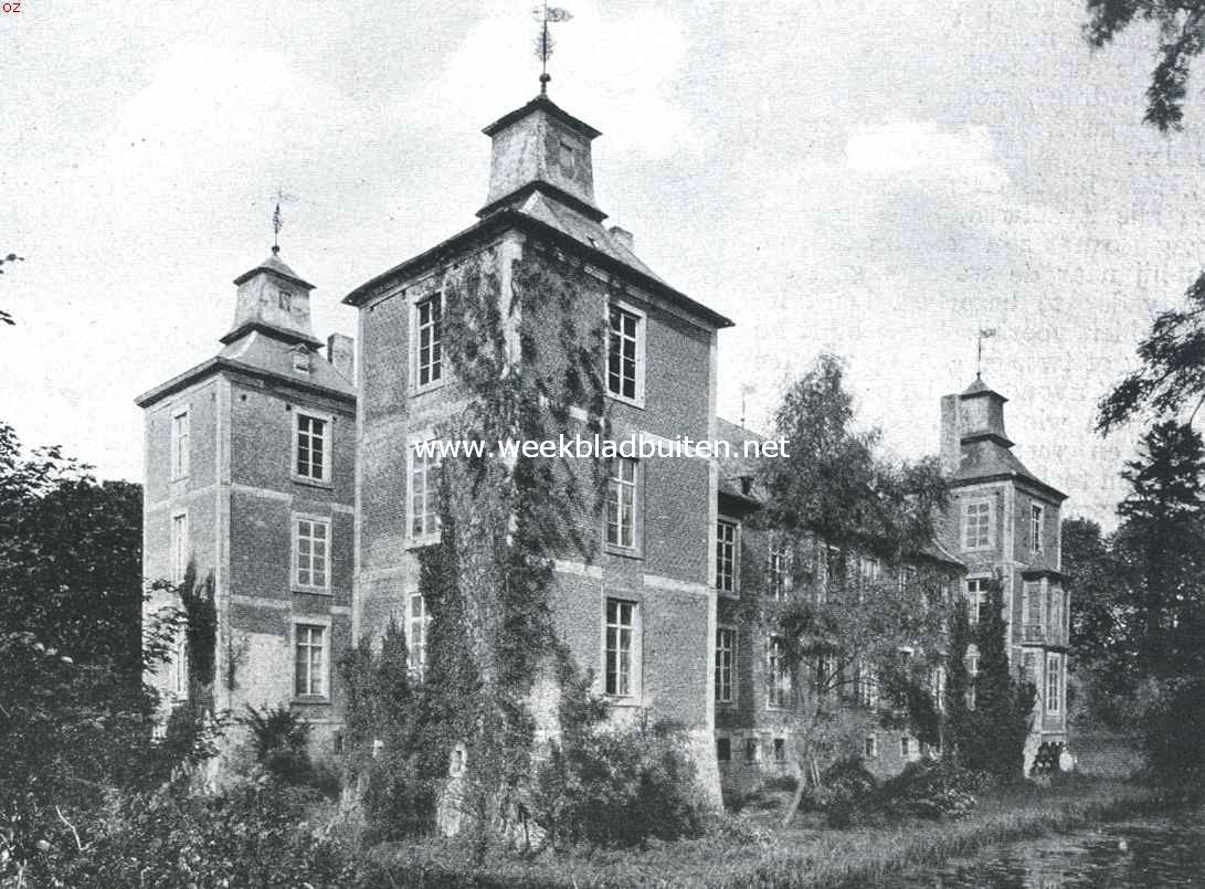 Het kasteel Borne, achterzijde