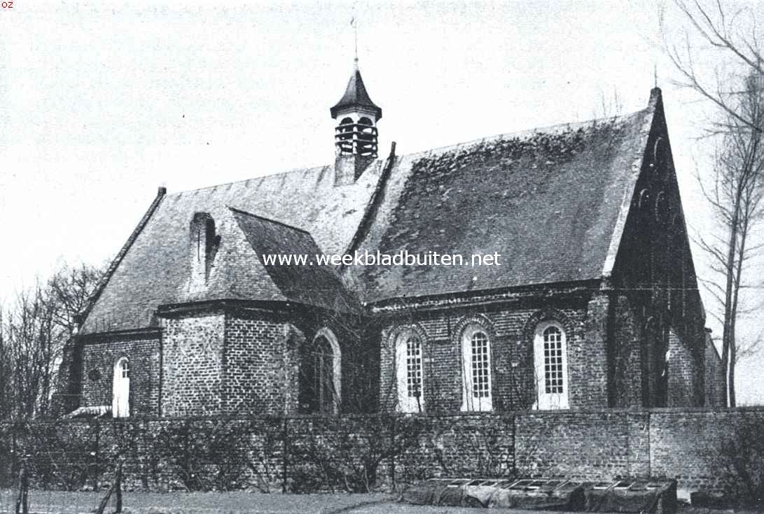 Een oude kloosterkapel. Het kerkje te Kloosterzande