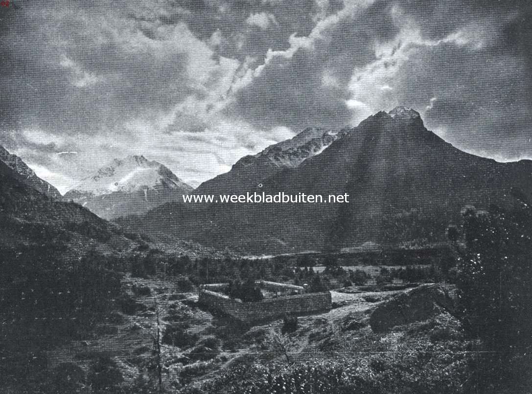 Het land van Segantini. Het kerkhof van Maloja