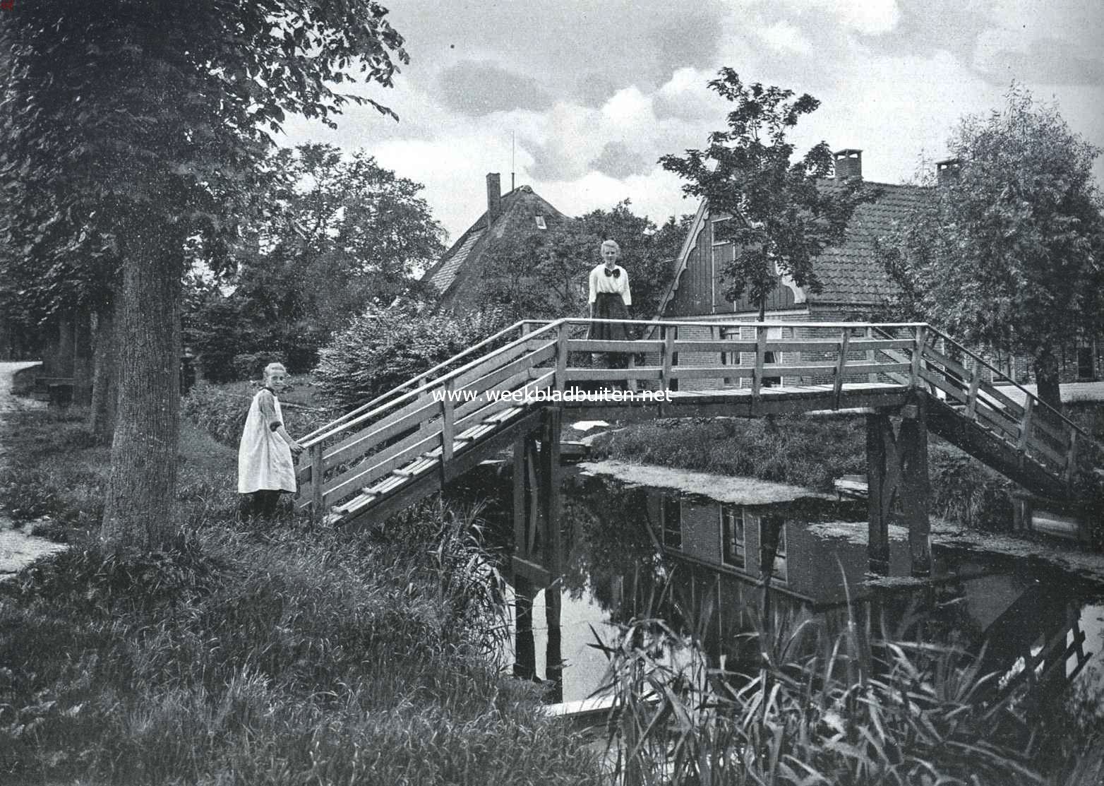 Oude Noord-Holl. Raadhuisjes. Oude boerderij te Barsingerhorn, niet ver van het raadhuis