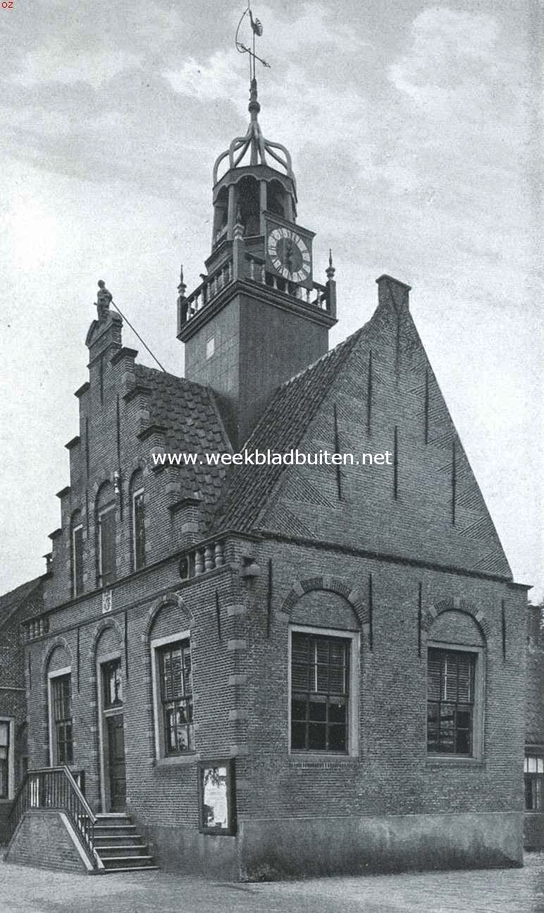 Oude Noord-Holl. Raadhuisjes. Het Raadhuis te Barsingerhorn