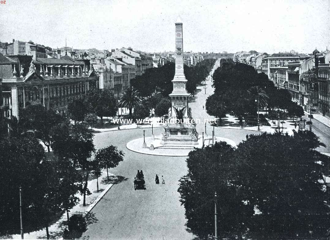 Reisindrukken uit Portugal. Avenida da Liberdade  te Lissabon