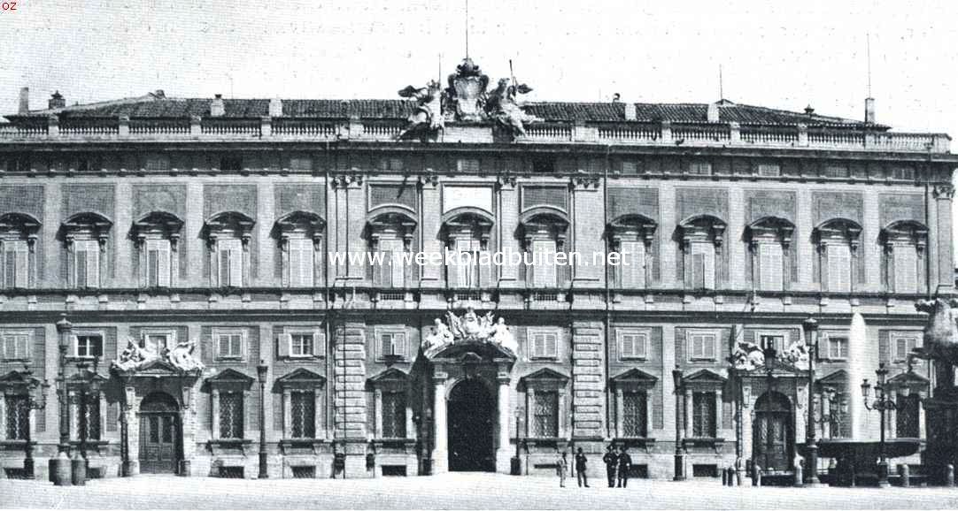 Rome, de stad der paleizen. Het Paleis van de Consulta