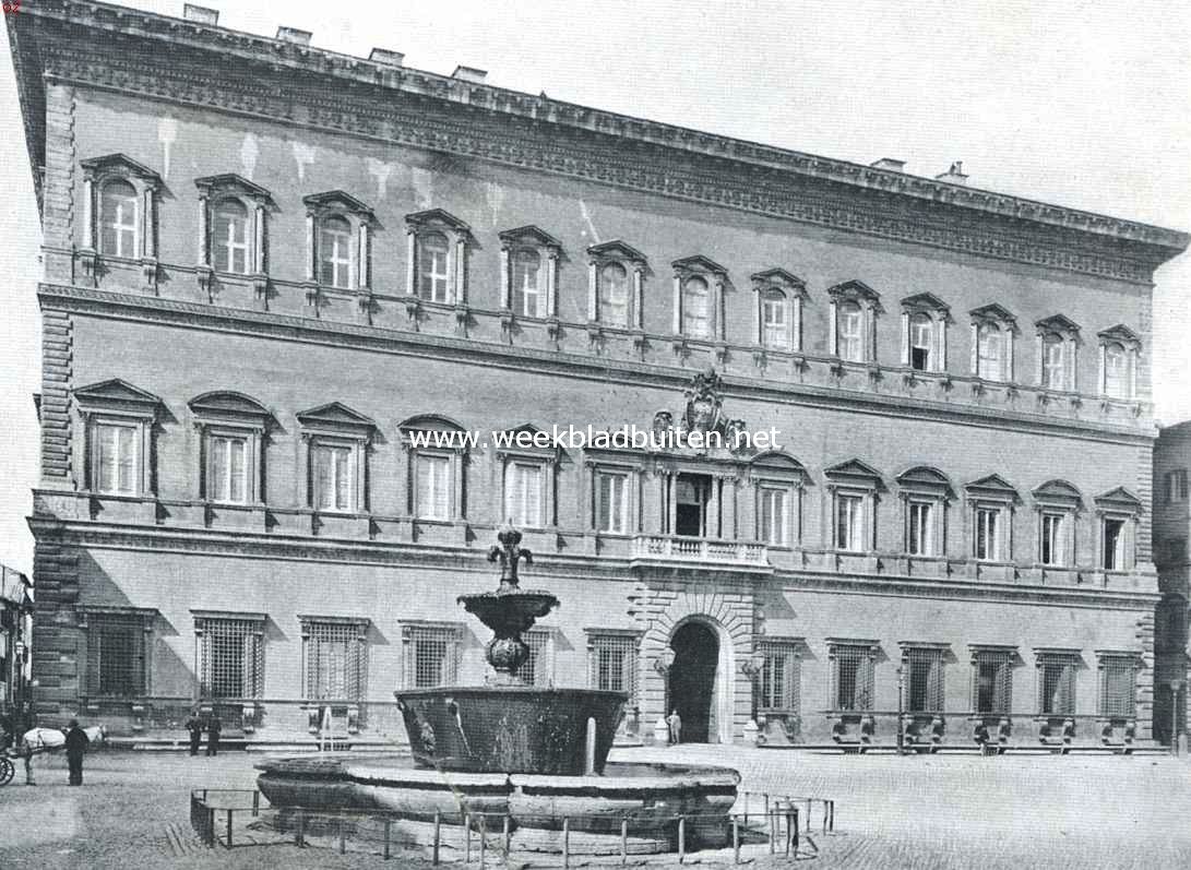 Rome, de stad der paleizen. Het Palazzo Farnese