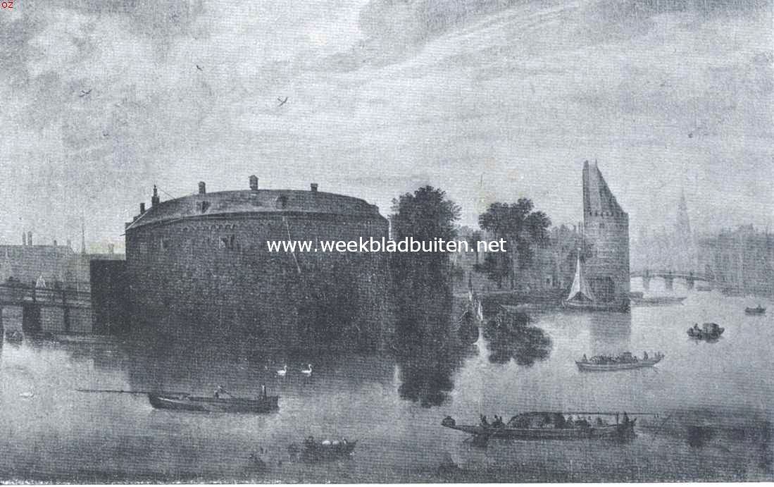 Het Rondeel te Amsterdam. Naar de schilderij van S. de Vlieger in het Amsterdamsche Stadhuis