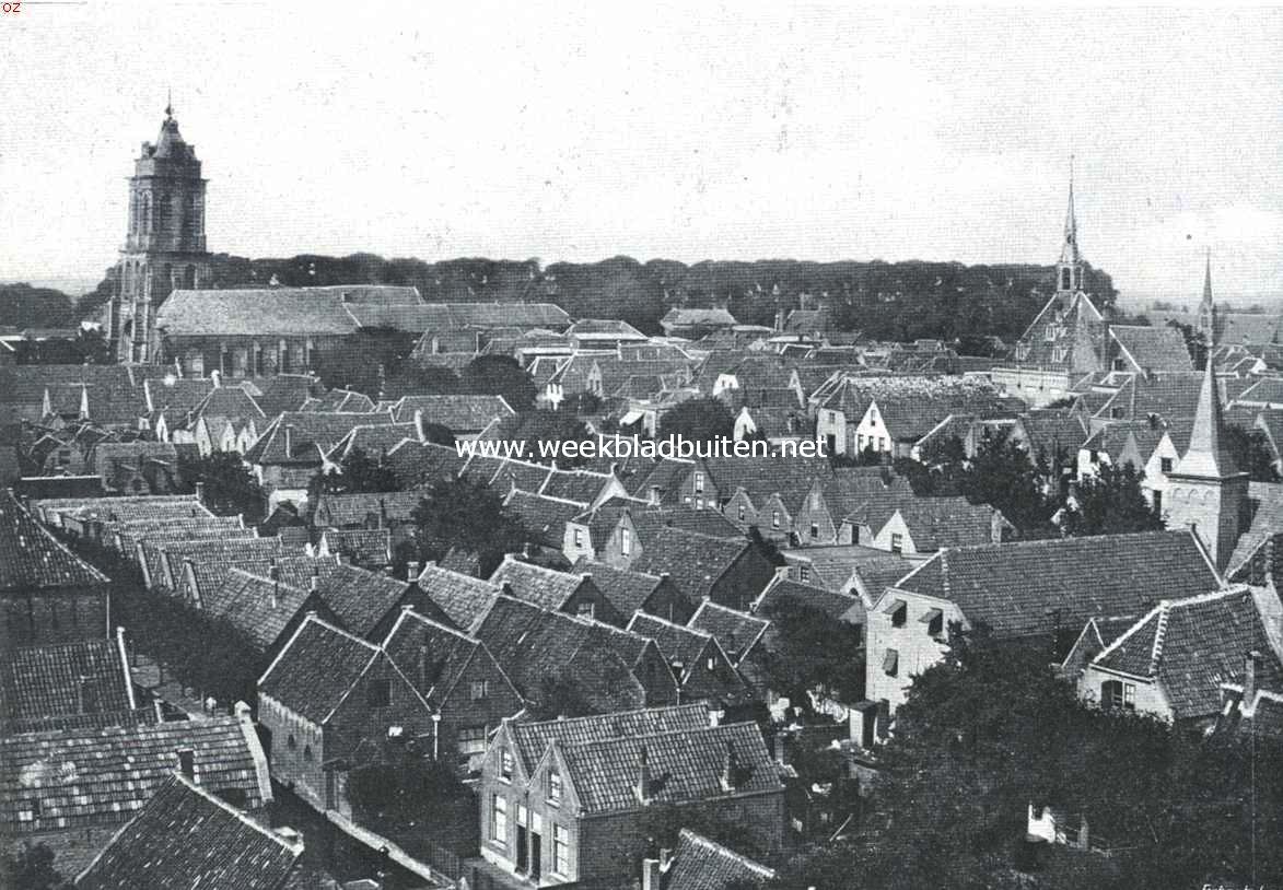 Schoonhoven. Panorama van Schoonhoven
