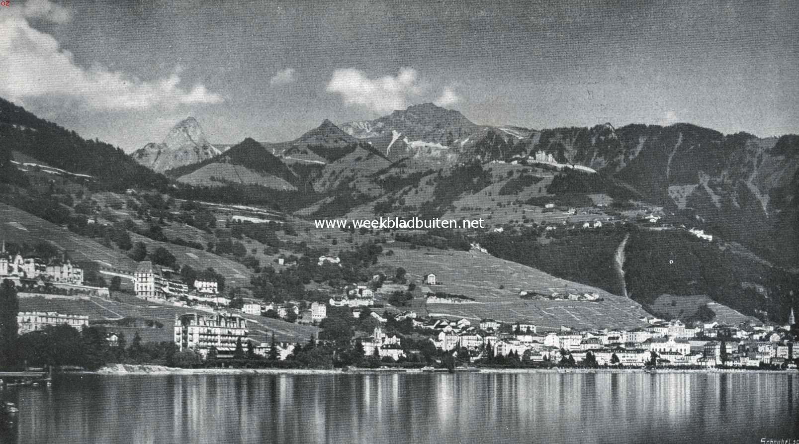 Aan het Meer van Genve. Montreux aan het Meer van Genve