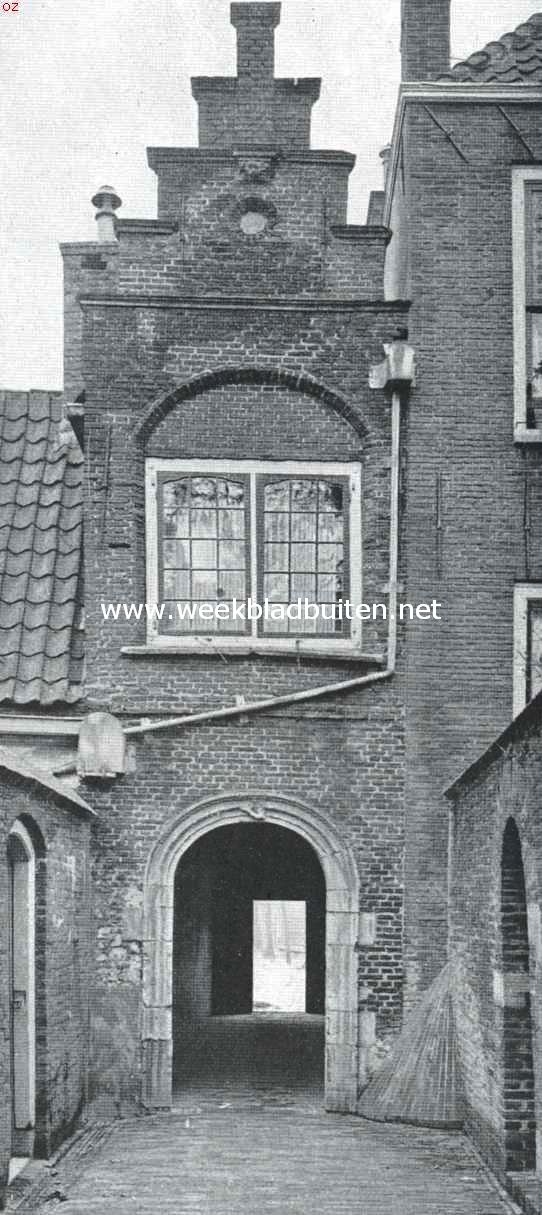 Het voormalige Oude Vrouwen of St. Geertenhuis te Hoorn. Overgebleven fragment van het Oude Vrouwenhuis te hoorn, vroeger St. Geertenklooster