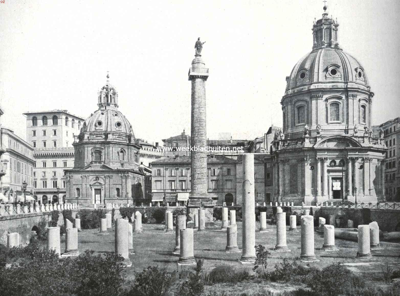 Kerken en curiositeiten in Rome. Sinte Maria van Loreto en de kerk van Maria's Heiligen Naam aan het Forum Trajanum