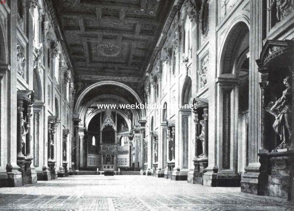 Kerken en curiositeiten in Rome. Sint Jan van 't Latheraan, inwendig